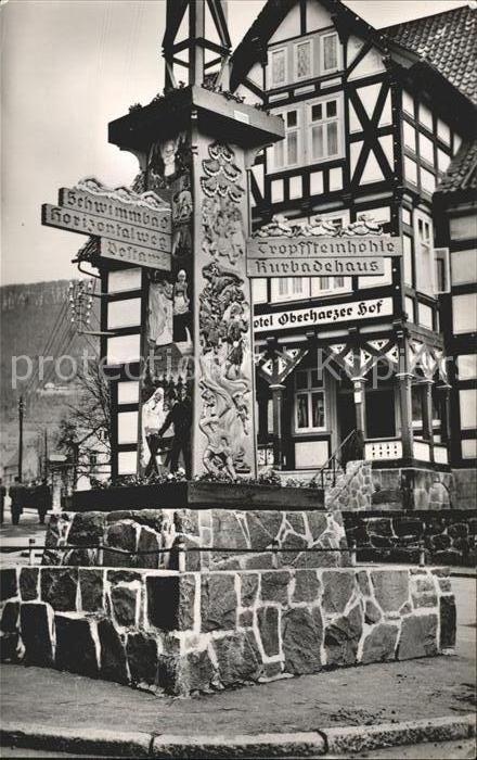 Bad Grund Hotel Oberharzer Hof Wegweiser- Schilder