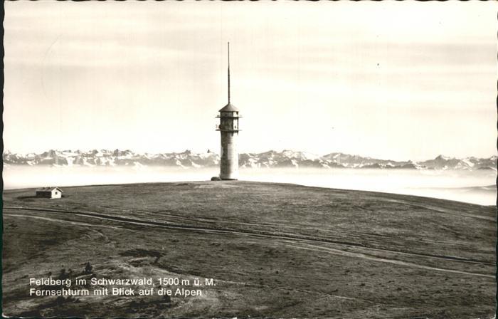 Feldberg Schwarzwald Fernsehturm Alpen