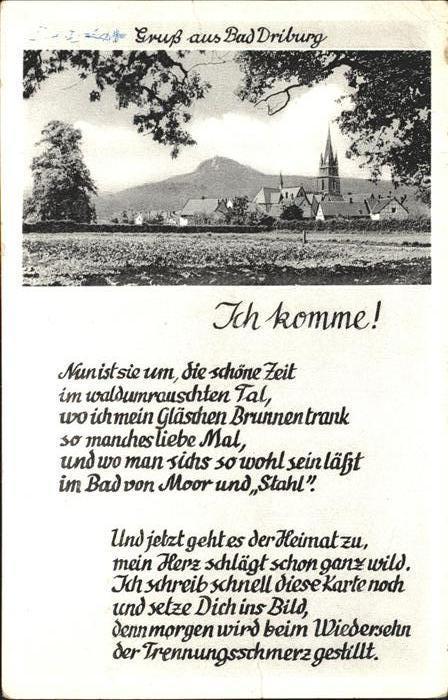 Bad Driburg Stadtansicht Vers