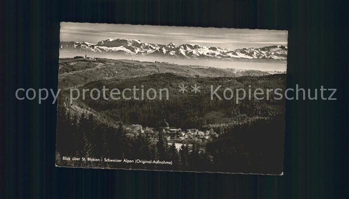 St Blasien Blick bis zu den Alpen