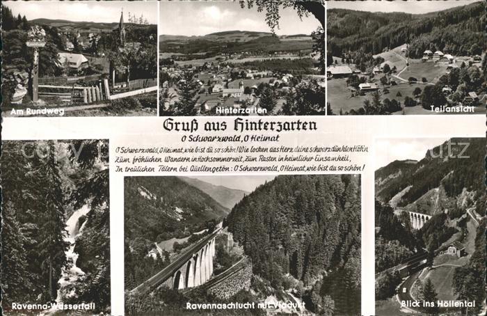Hinterzarten Breisgau-Hochschwarzwald BW Am Rundweg Teilansicht Hoellental