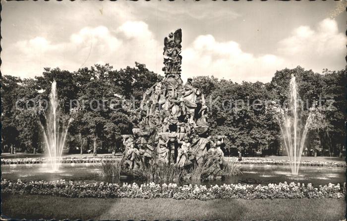 ERLANGEN Bayern Hugenottenbrunnen