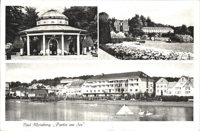 Bad Meinberg Partie am See Schloss Kurheim
