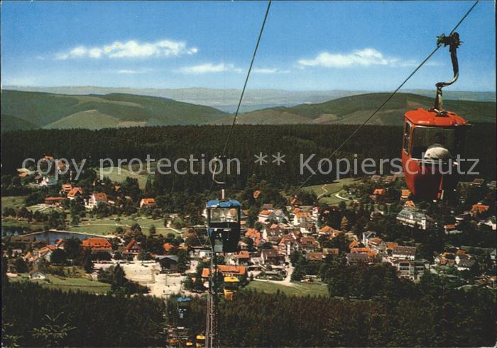 Hahnenklee-Bockswiese Harz Kabinenseilbahn Hoher Bocksberg