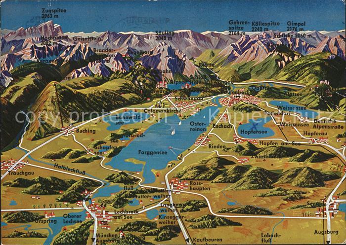 Fuessen Allgaeu Karte