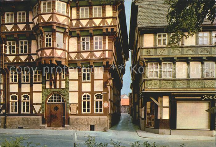 GOSLAR Harz Niedersachsen Marktstrasse Ecke Muenzgasse