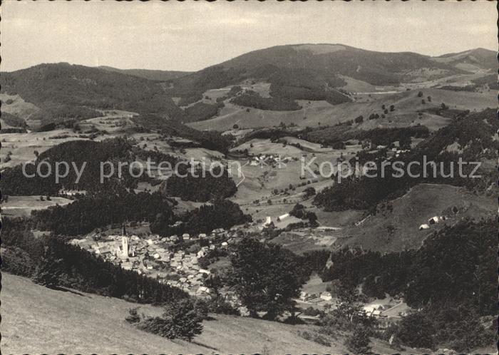 Schoenau Schwarzwald Dorfansicht