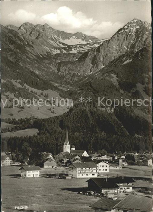 Fischen Allgaeu Nebelhorn Dorf