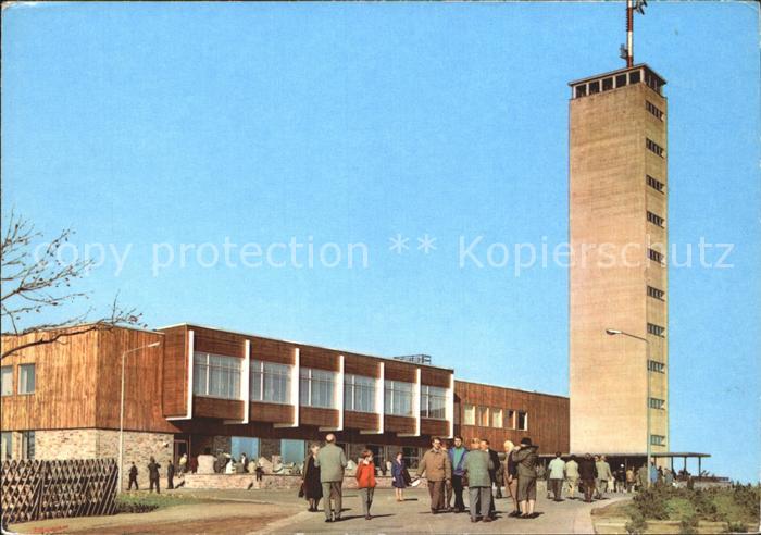 Oberwiesenthal Erzgebirge Fichtelberghaus mit Aussichtsturm