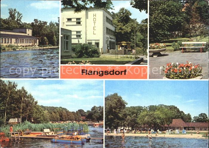Rangsdorf Vorplatz zum Freibad Campingplatz Freibad