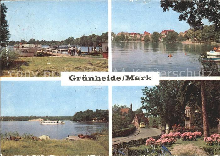 Gruenheide Mark Altbuchorst Anlegestelle Peetzsee Fangschleuse