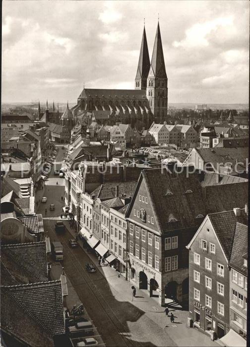 LueBECK  CITY Marienkirche vom Jacobikirchturm