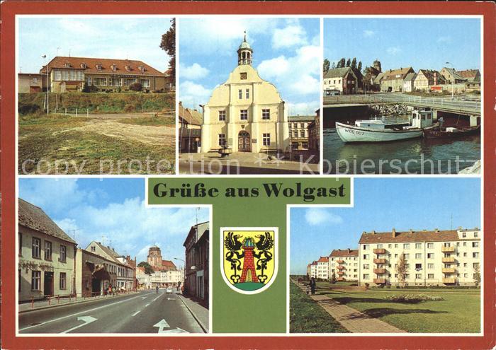 Wolgast Mecklenburg-Vorpommern Strasse der Befreiung Rathaus