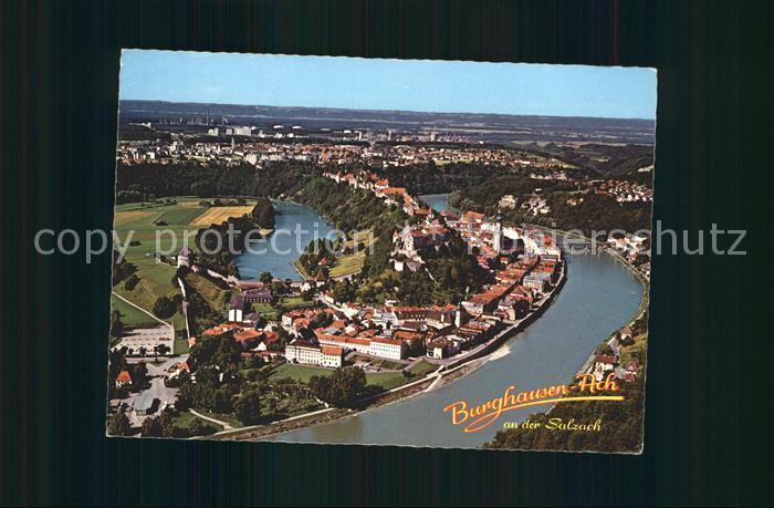 Burghausen Salzach Fliegeraufnahme