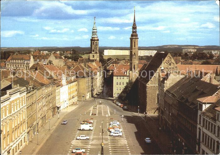 Goerlitz Sachsen Blick vom Reichenbacher Turm zum Leninplatz