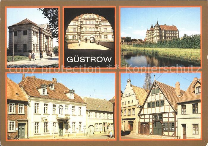 Guestrow Mecklenburg Vorpommern Torhaus Schloss Heimatmuseum