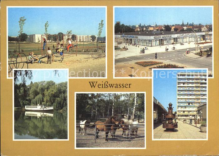 Weisswasser Oberlausitz Freizeitzentrum Wohnkomplex am Wasserturm Tiergarten