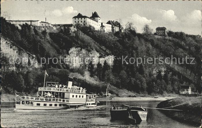 Dampfer Seitenrad Fuerstenberg-Weser Porzellan-Manukafur Jagdschloss