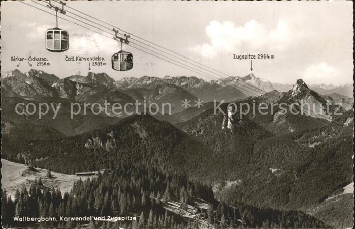 Seilbahn Wallberg Karwendel Zugspitze