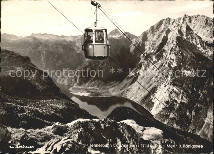 Seilbahn Jenner Watzmann Koenigssee