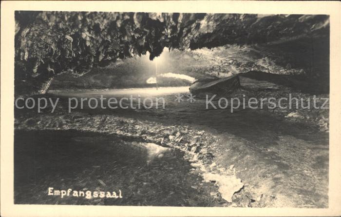 Hoehlen Caves Grottes Barbarossahöhle  Kyffhäuser Empfangssaa
