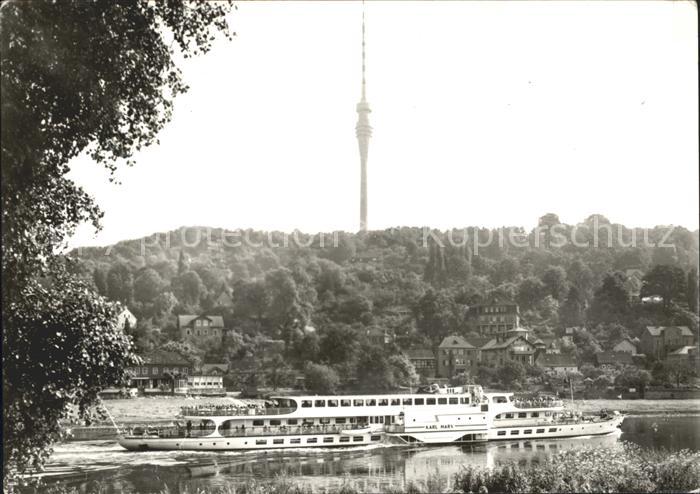Motorschiffe Karl-Marx Dresden Fernsehturm