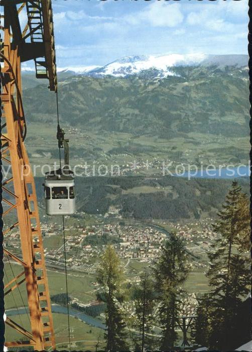 Seilbahn Goldeck Spittal-Millstaettersee Seeboden
