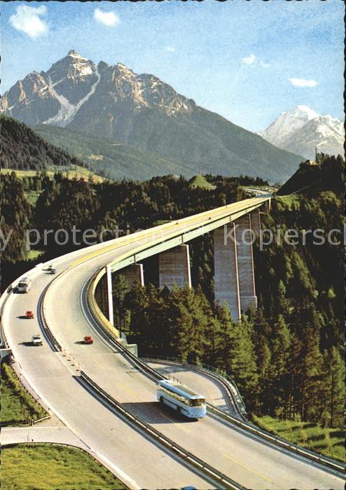 Autobahn Brenner Europabruecke Serles Habicht