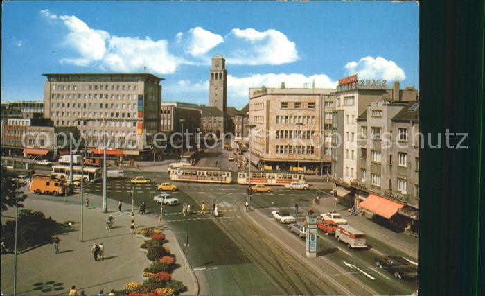 Strassenbahn Muelheim Ruhr Stadtmitte