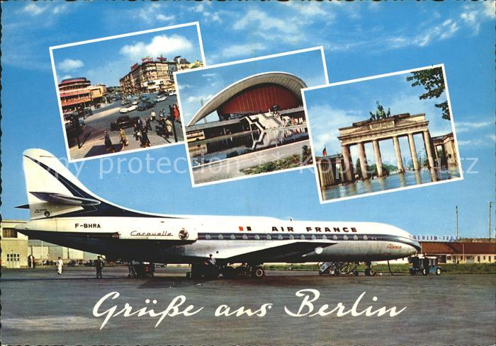 Flugzeuge Zivil Air France Berlin Flughafen