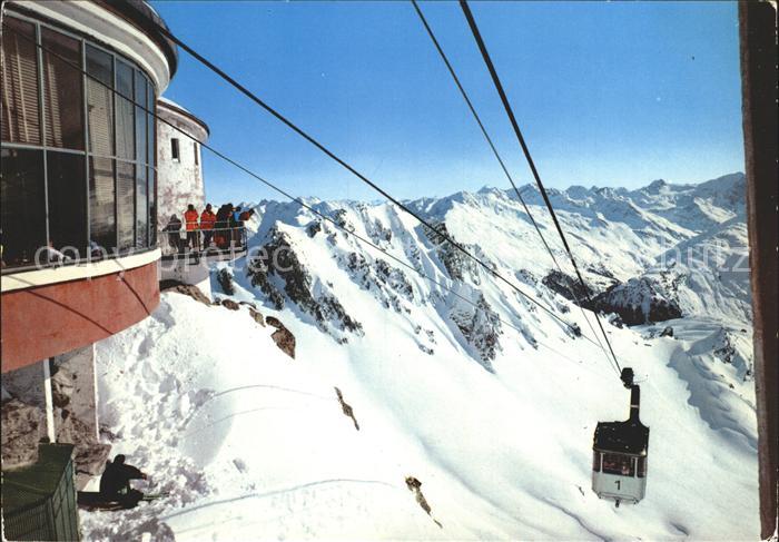 Seilbahn Valluga St. Anton Arlberg Station Vallugagrat