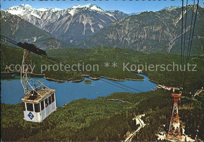 Seilbahn Bayerische Zugspitzbahn Eibsee Zugspitze