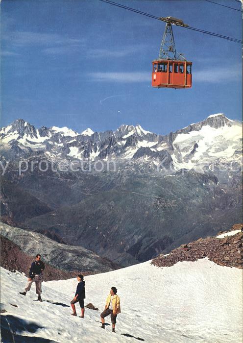 Seilbahn Gotthard Andermatt-Gemsstock Finsteraarhorn Moench