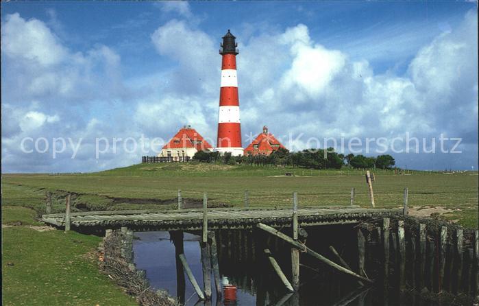 Leuchtturm Lighthouse Westerhever