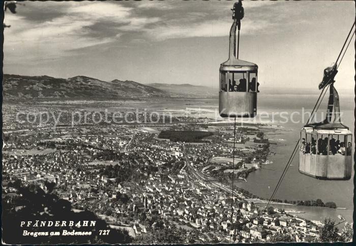 Seilbahn Pfaender Bregenz am Bodensee