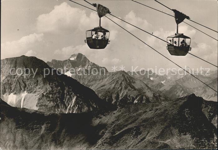 Seilbahn Riezlern-Kanzelwand Kleinwalsertal Hochkuenzelspitze