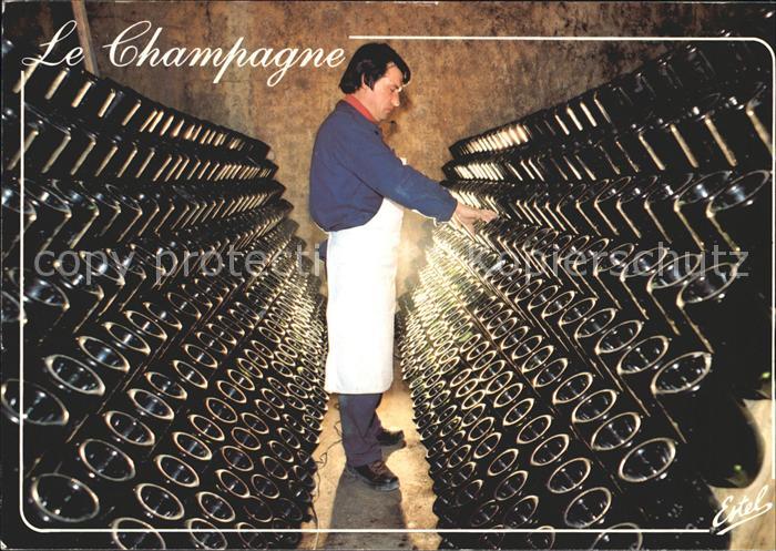Alkohol Champagne Caves Moet-et-Chandon Epernay Remuage