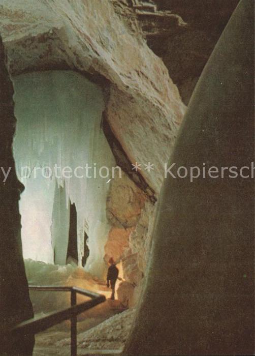 Hoehlen Caves Grottes Eisriesenwelt Tennengebirge Friggas Sch