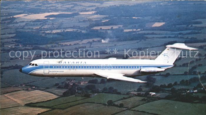 Flugzeuge Zivil Bavaria Bac Super One-Eleven Holiday Je