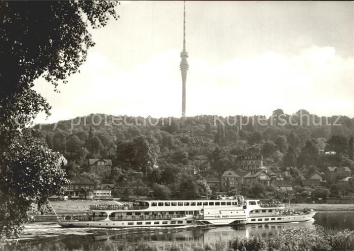 Motorschiffe Karl Marx Dresden Fernsehturm