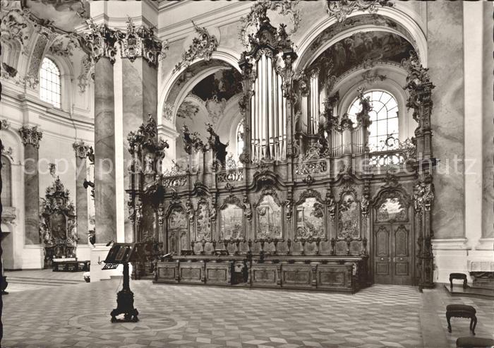 Kirchenorgel Ottobeuren Basilika Chorgestuehl