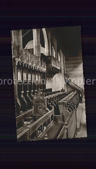 Kirchenorgel Alpirsbach Klosterkirche Chorgestuehl