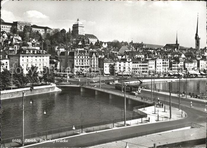 Strassenbahn Zürich Bahnhofbrücke