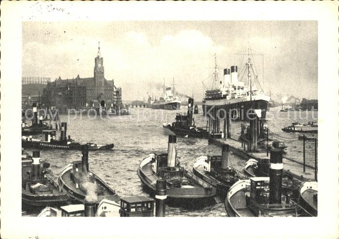 Dampfer Oceanliner Hamburg Hafen