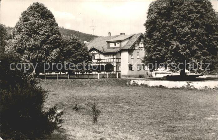 Crawinkel FDGB Erholungsheim Friedrichsanfang