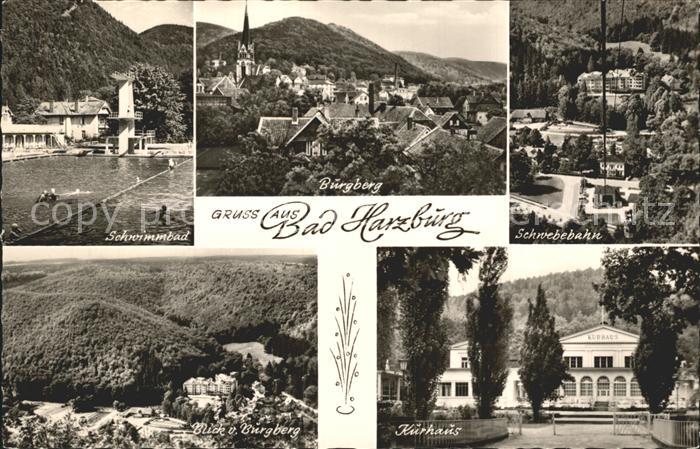 Bad Harzburg Schwebebahn Kurhaus Schwimmbad Burgberg