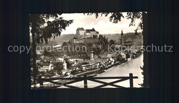 Burghausen Salzach Blick von Hubertusklause