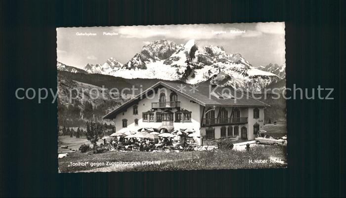 Mittenwald Bayern Tonihof Zugspitzgruppe Plattspitze Riffelwand