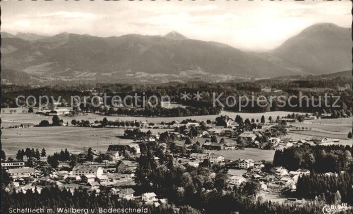 Schaftlach Fliegeraufnahme Wallberg Bodenschneid