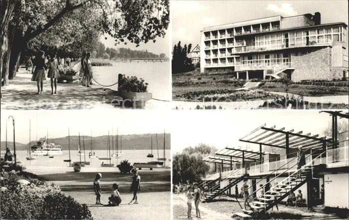 Balatonfuered Hafen Dampfer Gebaeude
